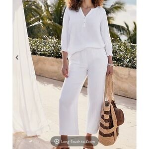 J-Jill White Women's Gauze SET